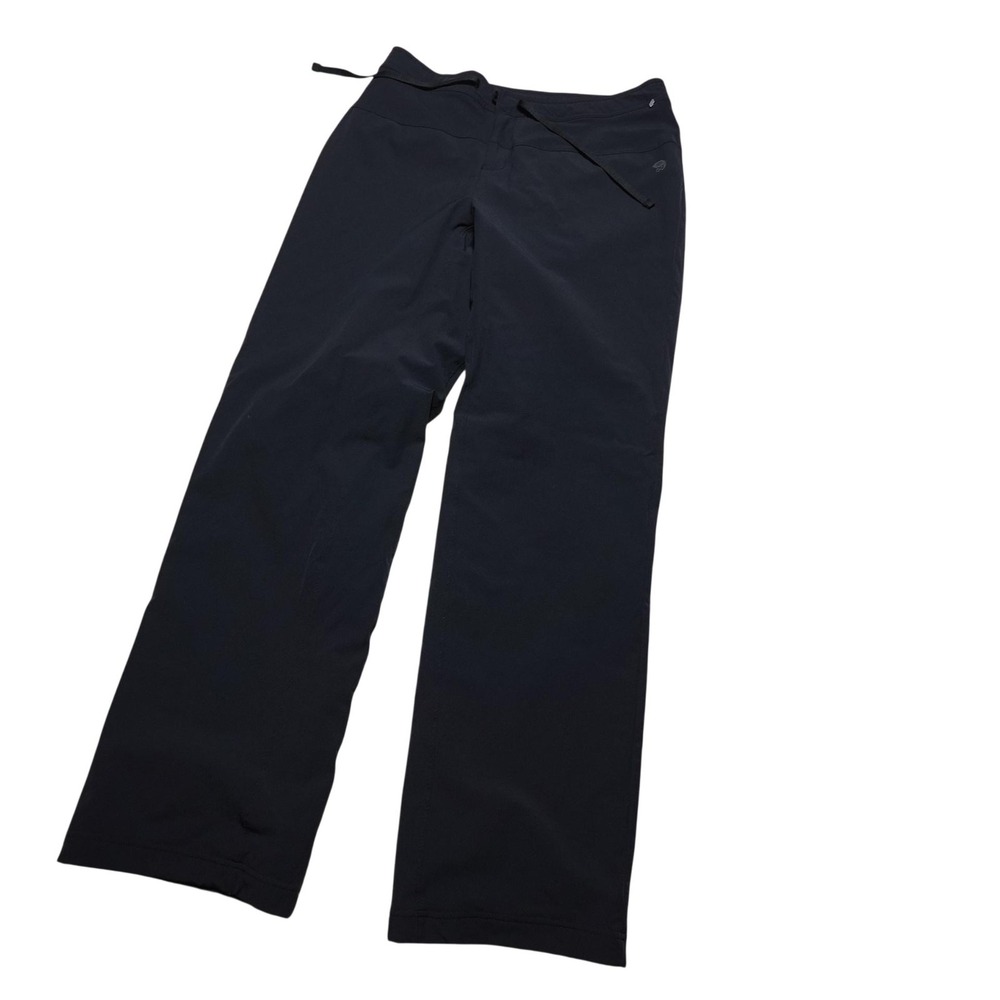 Mountain Hardwear Snow Pants Womens 6 Black Softshell Fleece Lined Hiking Winter